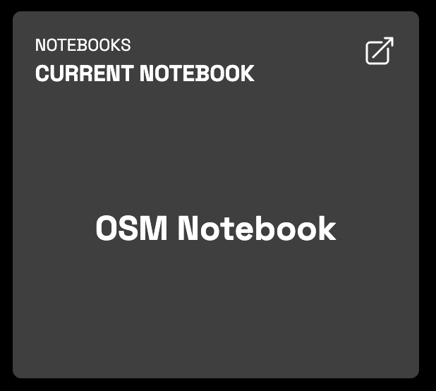 Current Notebook instance